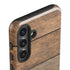 Early American Wood Planks Galaxy S25 Impact Case